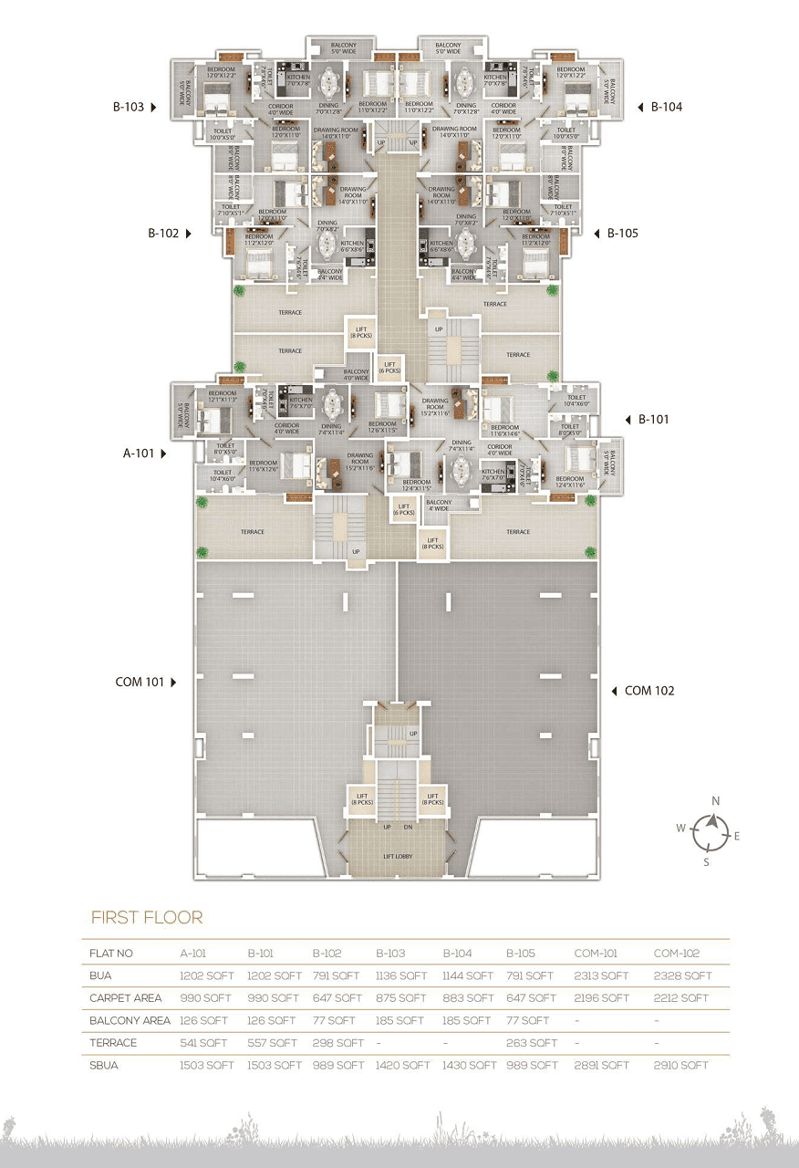 Achyut SRKM Altair floor plan 10