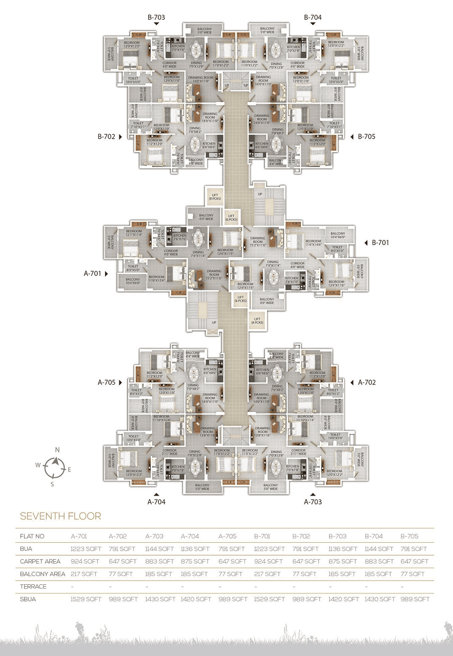 Achyut SRKM Altair floor plan 3