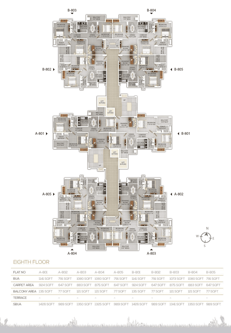Achyut SRKM Altair floor plan 4