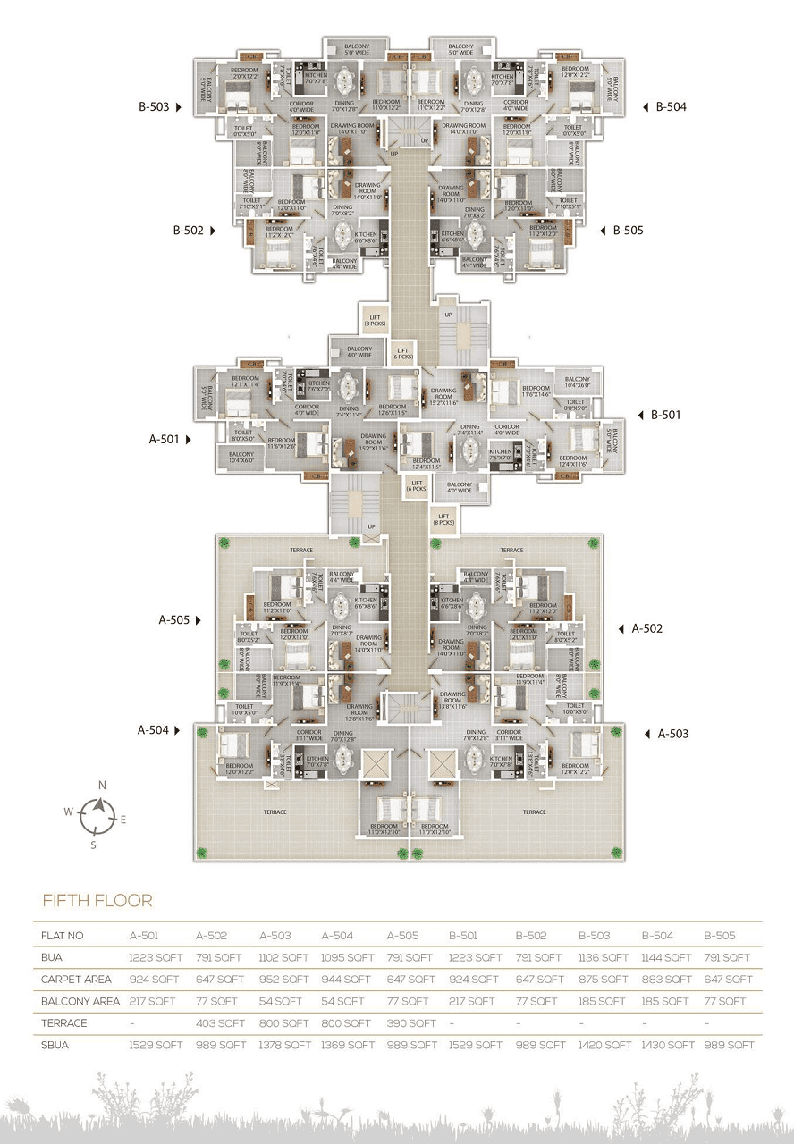 Achyut SRKM Altair floor plan 5