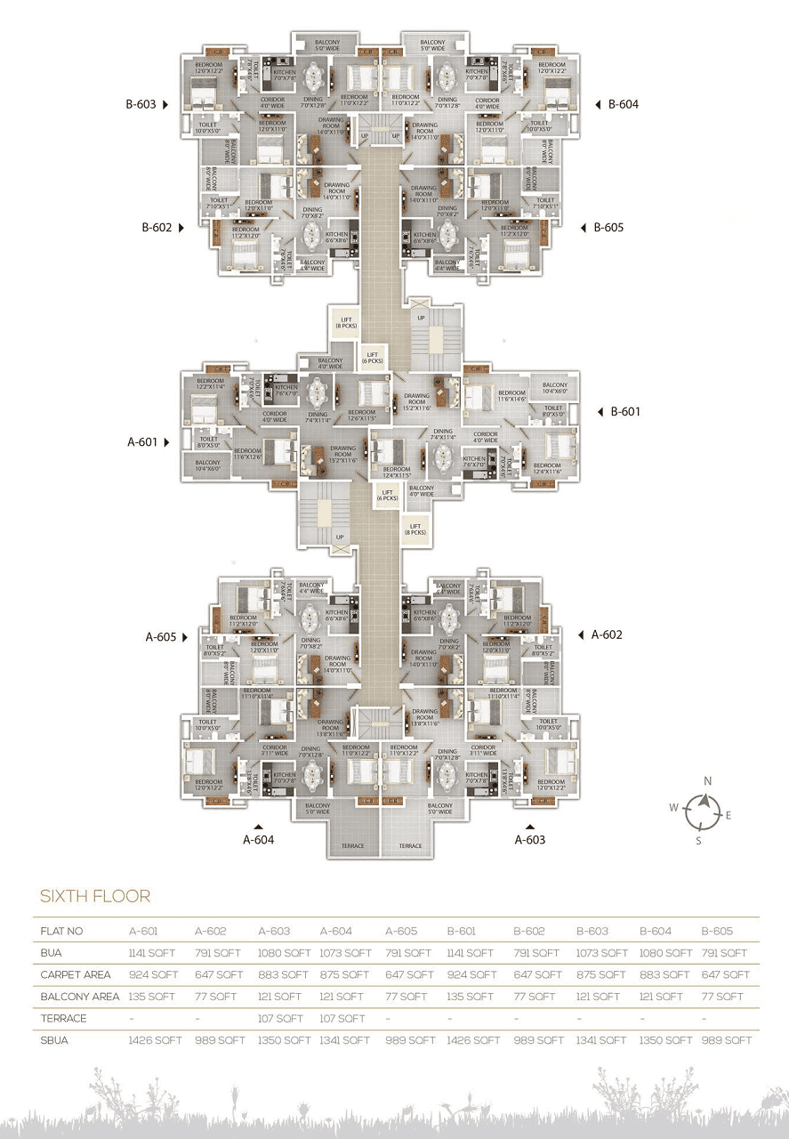 Achyut SRKM Altair floor plan 6